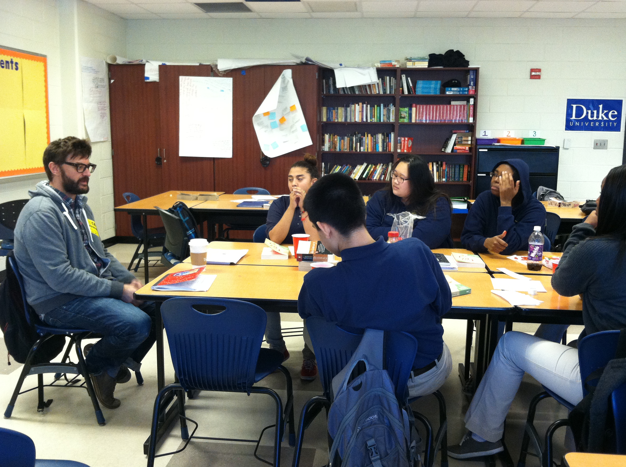 Author Federico Falco Discusses Short Fiction with Students