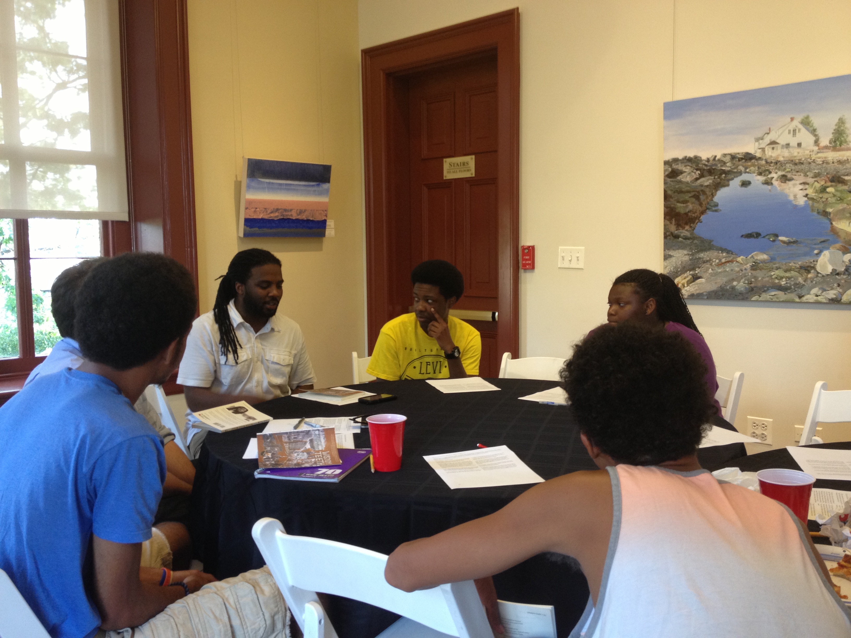 Derrick Weston Brown at PEN/Faulkner's Summer Supper & Book Club 