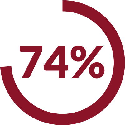74% PieChart Author and happy student